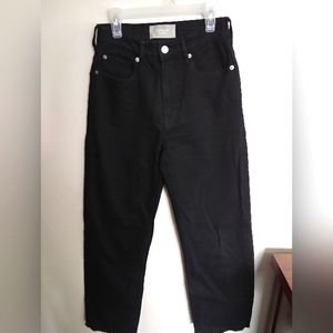 LIKE NEW Everlane Way High Jean in Coal size 23 regular Org. Cotton